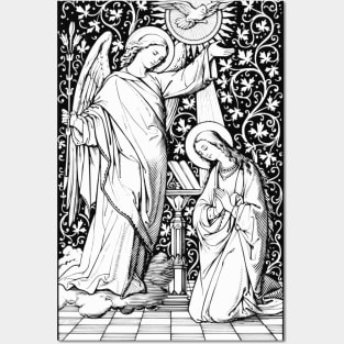 Annunciation to the Blessed Virgin Mary Posters and Art